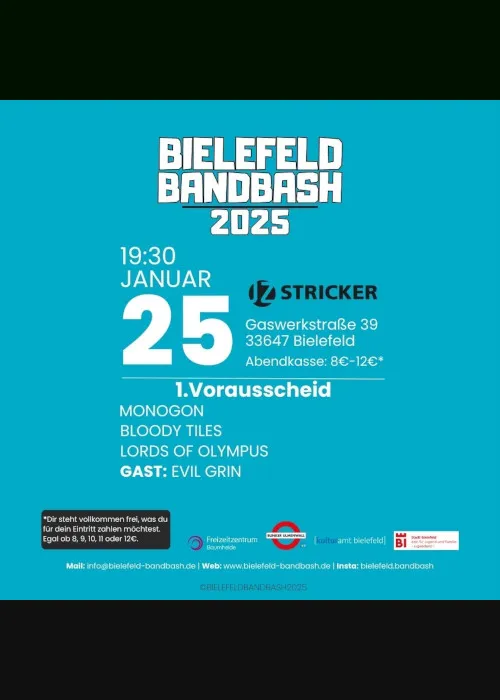 Flyer der Veranstaltung.